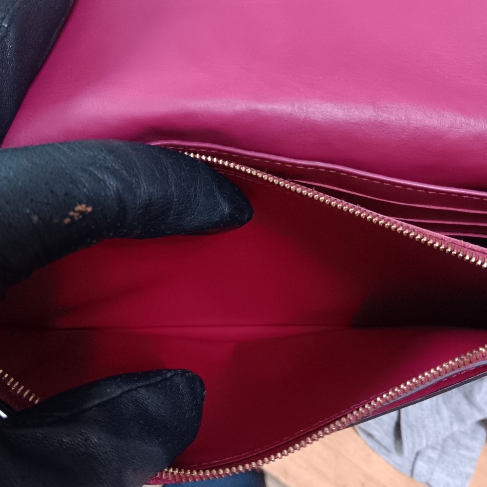 Louis Vuitton Flore Chain Wallet Monogram Fuchsia Pink Crossbody Clutch 2020 - Picture 14 of 17